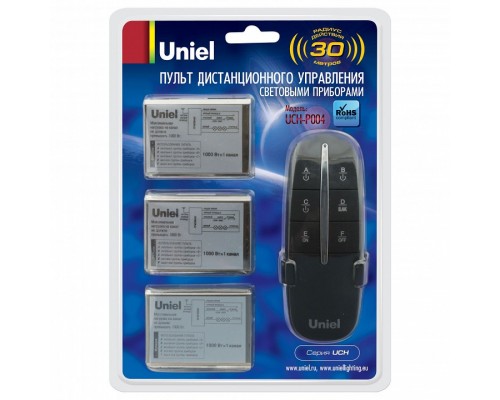 Пульт ДУ Uniel UCH-P004 UCH-P004-G3-1000W-30M Пульт ДУ Uniel UCH-P004 UCH-P004-G3-1000W-30M