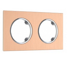 Рамка на 2 поста Arte Milano am-502.11 502.11-2.pink