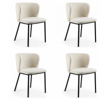 Стул Whirl (комплект 4 шт) бежевый,черный