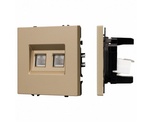 Розетка двойная Ethernet RJ-45 без рамки Arlight SCT 054314