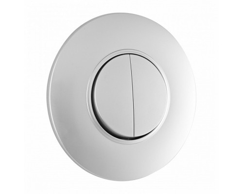 Выключатель двухклавишный Arte Milano SET08-1 SET08-1-30-2 silver