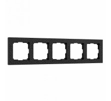 Рамка на 5 постов Werkel Hammer черный W0052408
