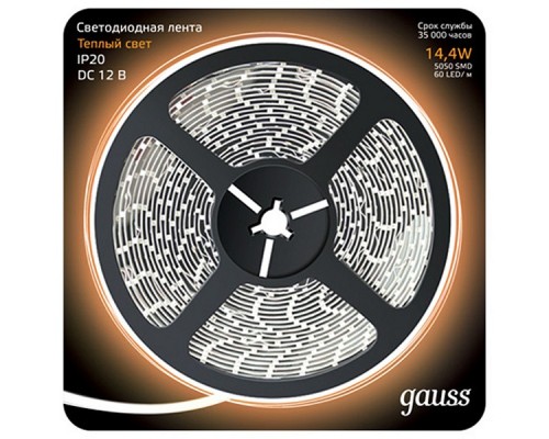 Лента светодиодная Gauss Gauss 312000114 Лента светодиодная Gauss Gauss 312000114