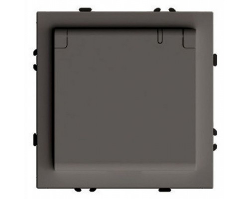 Розетка с заземлением и со шторкой, с крышкой Stekker Эмили 49933