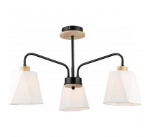 Люстра на штанге Imex MD.5714 MD.5714-3-S-BK+WOOD