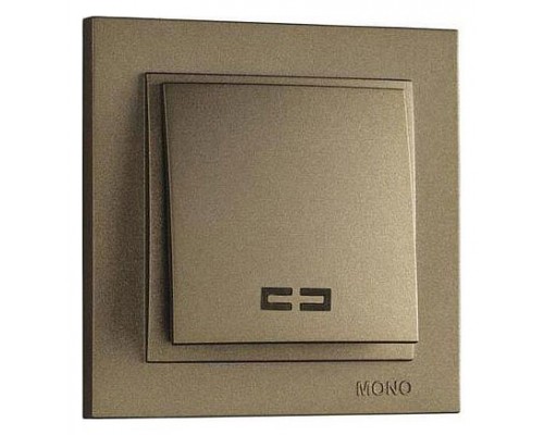 Выключатель одноклавишный с подсветкой Mono Electric Despina 102-232325-101 Выключатель одноклавишный с подсветкой Mono Electric Despina 102-232325-101