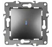 Выключатель одноклавишный с подсветкой без рамки Эра Эра 12 12-1102-12