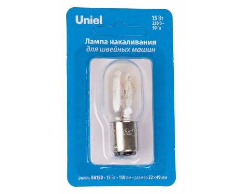 Лампа накаливания Uniel IL-F22 BA15d 15Вт K UL-00010984 Лампа накаливания Uniel IL-F22 BA15d 15Вт K UL-00010984