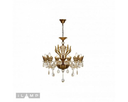 Подвесная люстра iLamp Asia 61078-6 BR Подвесная люстра iLamp Asia 61078-6 BR
