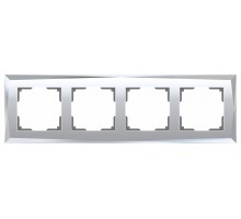 Рамка на 4 поста Werkel Diamant (зеркальный) W0041220