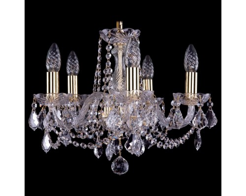 Подвесная люстра Bohemia Ivele Crystal 1402 1402/5/141/G/Leafs Подвесная люстра Bohemia Ivele Crystal 1402 1402/5/141/G/Leafs