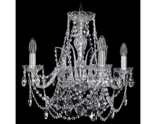 Подвесная люстра Bohemia Ivele Crystal 1411 1411/4/160/Ni Подвесная люстра Bohemia Ivele Crystal 1411 1411/4/160/Ni