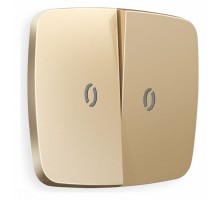 Клавиши для выключателя двухклавишного c подсветкой Ambrella Volt Quant OP6040