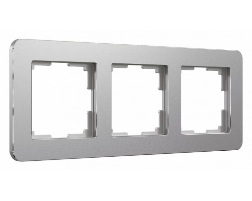 Рамка на 3 поста Werkel Platinum (алюминий) W0032606 Рамка на 3 поста Werkel Platinum (алюминий) W0032606