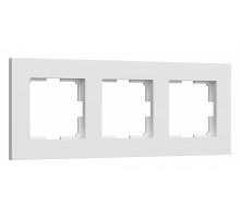 Рамка на 3 поста Werkel Slab (белый софт) W0032961