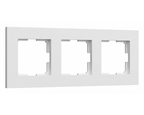 Рамка на 3 поста Werkel Slab (белый софт) W0032961 Рамка на 3 поста Werkel Slab (белый софт) W0032961
