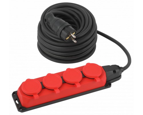 Удлинитель Эра  UK-4e-3x1,5-20m-IP44(KG)