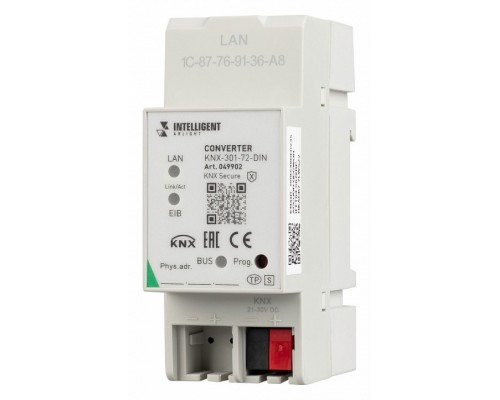 Конвертер KNX-Ethernet Arlight INTELLIGENT 049902 Конвертер KNX-Ethernet Arlight INTELLIGENT 049902