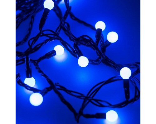 Гирлянда нить [5 м] Ball ARD-BALL-CLASSIC-D13-5000-BLACK-50LED BLUE (230V, 3.5W)