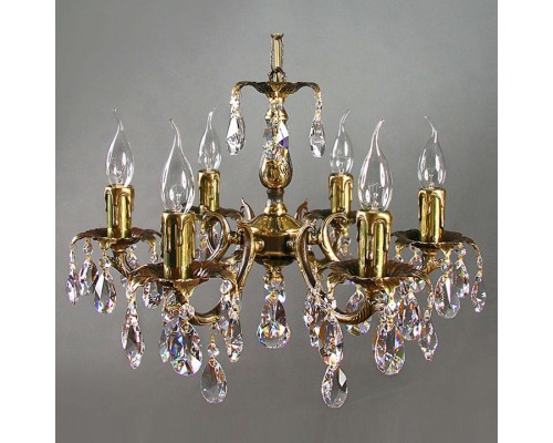 Подвесная люстра Ambiente by Brizzi Benisa 2226/6 PB Tear Drop Подвесная люстра Ambiente by Brizzi Benisa 2226/6 PB Tear Drop