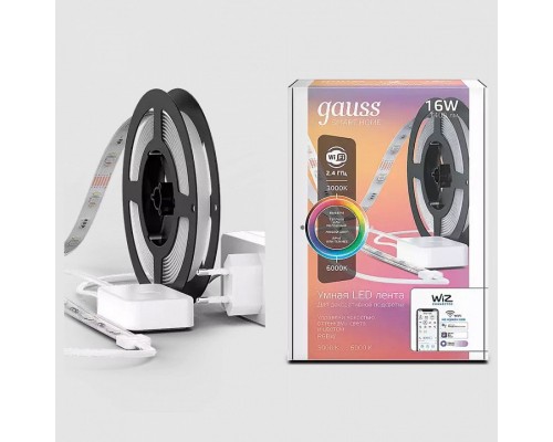 Комплект с лентой светодиодной Gauss Smart Home 5020122 Комплект с лентой светодиодной Gauss Smart Home 5020122