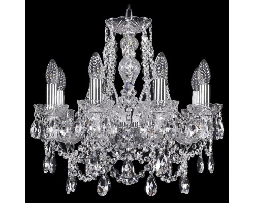 Подвесная люстра Bohemia Ivele Crystal 1411 1411/8/160/Ni Подвесная люстра Bohemia Ivele Crystal 1411 1411/8/160/Ni