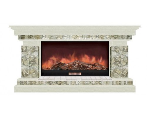 Комплект из электрокамина напольного и портала (143x45x80 см) Брайтон Карелия Premier S86 БР000004 Комплект из электрокамина напольного и портала (143x45x80 см) Брайтон Карелия Premier S86 БР000004