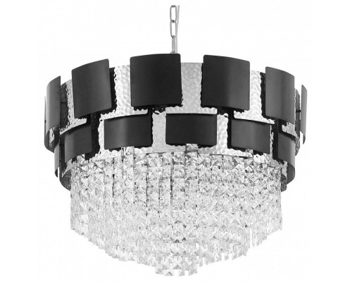 Подвесная люстра LUMINA DECO MOLINA LDP 7045-600 BK+CHR