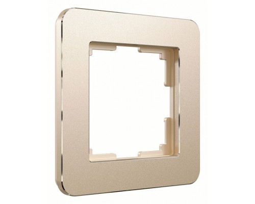Рамка на 1 пост Werkel Platinum (шампань) W0012611