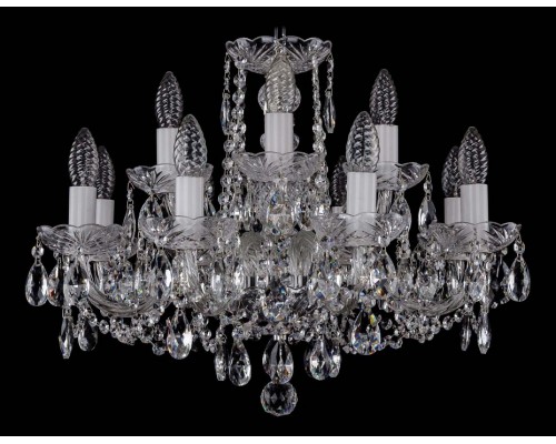 Подвесная люстра Bohemia Ivele Crystal 1402 1402/8_4/195/Ni Подвесная люстра Bohemia Ivele Crystal 1402 1402/8_4/195/Ni
