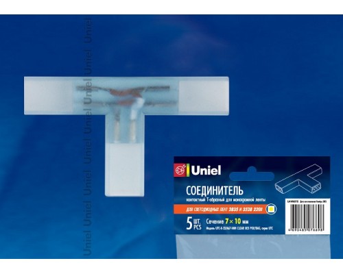 Соединитель лент прямой жесткий Uniel Utc 10820 Соединитель лент прямой жесткий Uniel Utc 10820