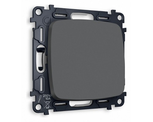 Выключатель перекрестный одноклавишный без рамки Ambrella Volt Quant MO901030