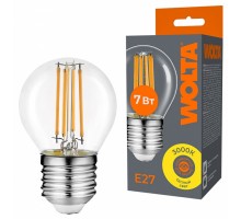 Лампа светодиодная Wolta  E27 7Вт 3000K WF-G45-7W3KE27