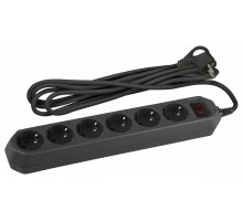 Удлинитель с выключателем Эра  USF-6es-5m-B-BOX