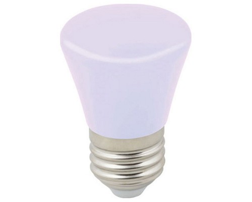 Лампа светодиодная Volpe Décor Color E27 1Вт K LED-D45-1W/RGB/E27/FR/С BELL Лампа светодиодная Volpe Décor Color E27 1Вт K LED-D45-1W/RGB/E27/FR/С BELL