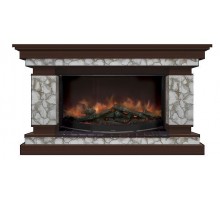 Комплект из электрокамина напольного и портала (143x45x82.5 см) Лорд Карелия Rondo 86 ЛО000017