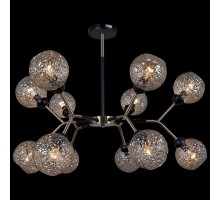Люстра на штанге ILLUMICO  IL0268-12PSQ-79 BK AB