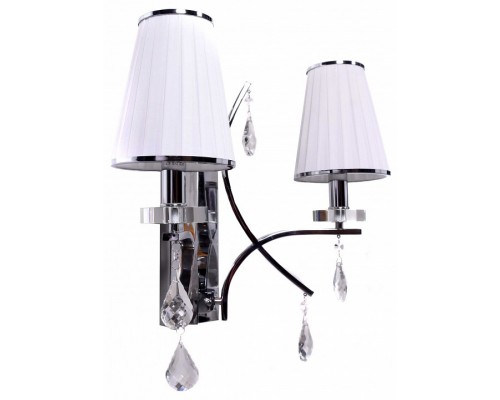 Бра LUMINA DECO Glamour LDW 66247-2 WT+CHR Бра LUMINA DECO Glamour LDW 66247-2 WT+CHR