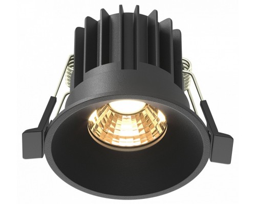 Встраиваемый светильник Maytoni Round DL058-7W2.7K-B Встраиваемый светильник Maytoni Round DL058-7W2.7K-B