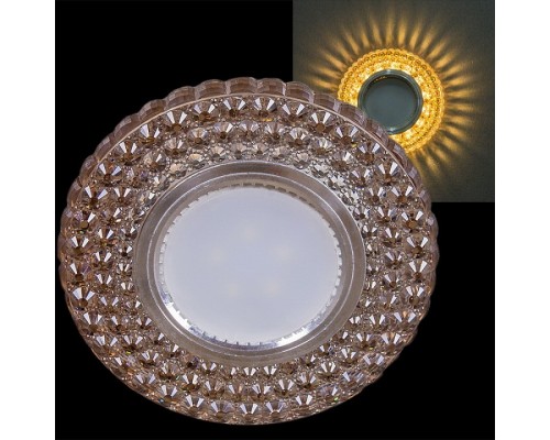 Встраиваемый светильник 16602-9.0-001CN MR16+LED3W (2 Встраиваемый светильник 16602-9.0-001CN MR16+LED3W (2
