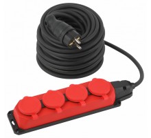 Удлинитель Эра  UK-4e-3x1,5-30m-IP44(KG)