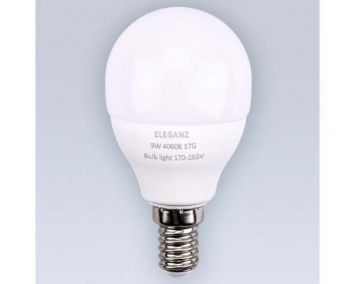 Лампа светодиодная Eleganz E14 9Вт 4500K EL-0082 Лампа светодиодная Eleganz E14 9Вт 4500K EL-0082