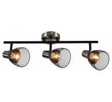 Люстра на штанге  05965-0.8-03 BK+AB