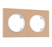 Рамка на 2 поста Arte Milano am-502.11 502.11-2.brown