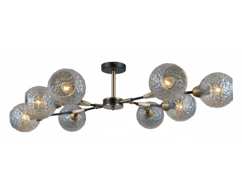 Люстра на штанге ILLUMICO  IL0253-8CSQ-79 BK AB