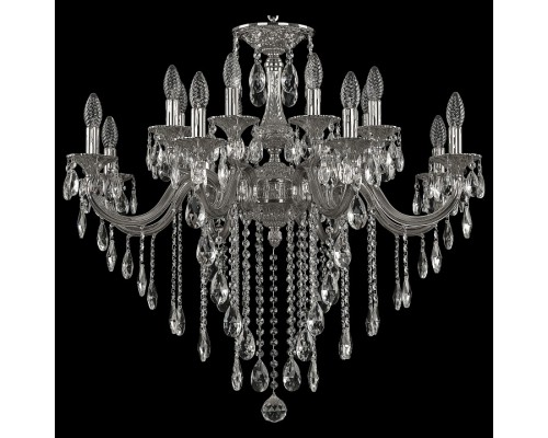 Подвесная люстра Bohemia Ivele Crystal 7218 72118/16/285 B Ni Подвесная люстра Bohemia Ivele Crystal 7218 72118/16/285 B Ni