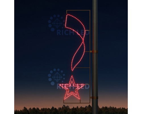 Панно световое День Победы RL-KN-9-6 RL-KN-9-6-R-R Панно световое День Победы RL-KN-9-6 RL-KN-9-6-R-R