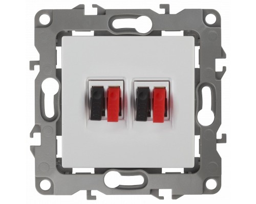 Розетка акустическая без рамки Эра Эра 12 12-3112-01