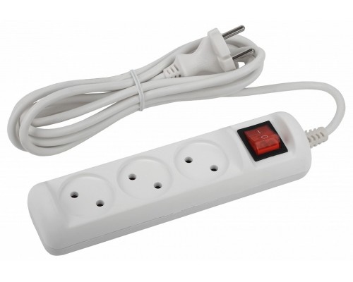 Удлинитель с выключателем Эра  U-3s-1,5m-2x1