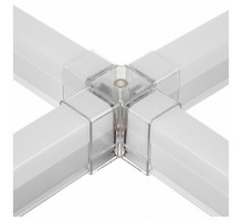 Соединитель угловой X-образный для модульных светильников Wolta  WTB-WBT-X-01